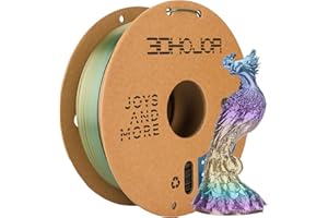 3DHOJOR Silk PLA 3D Printer Filament 1.75mm Silk Shiny Fast Gradient Color Change Rainbow Multicolor PLA Filament 1kg (2.2lbs) /Spool for FDM 3D Printers-Lavender