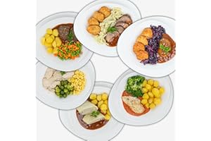 LUNCH4YOU Fertiggerichte – frisch zubereitet und gekühlt geliefert | Hausgemachtes Fertigessen, gesunde Mahlzeit & schnelles Essen für die Mikrowelle | 6 x 500g – (German Style Box)