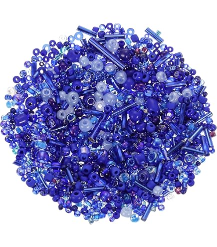 thumbnail image 2 of 4000pcs 12/0 Glass Seed Beads - Tiny Smooth Round Multi-Color 2-3mm For Crafting 2 of 6
