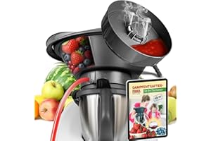 ‎MIXFINO MixFino Dampfentsafter für Thermomix TM6, TM5, TM31 & Friend | Entsafter Zubehör für große Mengen Obst & Gemüse aus deinem Garten | Saftkocher Aufsatz für Säfte, Gelee & Sirup | Made in Germany
