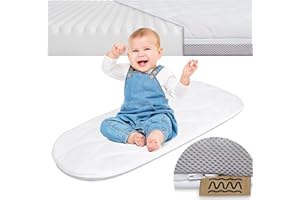 MANUFAKTURA MATERACY Materasso per carrozzina 76 x 32 | materasso per carrozzina, materasso per passeggino, materasso per culla, materasso per culla, materasso 76 x 32, coprimaterasso e protezione dall'umidità, alta