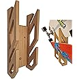 Enhanc3d Designs Skate Wall Mount in Bamboo Wood – Modern and Robust Design – Skate Wall Hanger – Longboard Wall Mount