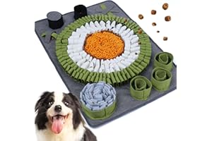 PetGens Alfombra Olfativa Perros, Juguetes Perros Interactivos Alfombra Olfato Perro Manta Olfativa Perro Accesorio de Entrenamiento Snuffle Mat (Verde)