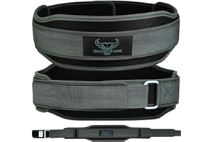 BEAST RAGE 5,5 neoprenowy wyściełany pas do podnoszenia ciężarów dla pleców, siłowni, kulturystyki, martwego ciągu, podnoszenia ćwiczeń, fitnessu, treningu lędźwiowego dla mężczyzn i