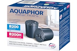 ‎AQUAPHOR Aquaphor 4600987002149 Pack 2 Kartusche B200H für hartes Wasser, Kunststoff