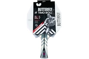 ‎BUTTERFLY Butterfly® Timo Boll Vision 3000 Tischtennisschläger | Tischtennis Racket Bat TT Profi Wettkampfschläger für technisch fortgeschrittene Spieler | ITTF zertifizierter Wakaba Belag | Griffform konkav