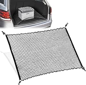 Rete Per Bagagliaio Auto Con 4 Ganci - Organizza I Bagagli In Macchina - Foto 7