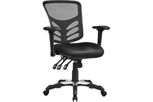 Ergonomische bureaustoel zonder armleuningen, in hoogte verstelbaar, fluweel, roze (48x53x90 cm