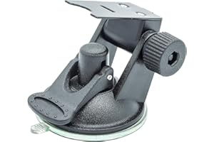 Crossery Car Radar Mount, Windshield & Dashboard Radar Detector Suction Mount for Escort Passport, Beltronics Vector & Rocky Mountain Phantom-T Radar Detectors, Easy To Install, Adjustable, Black