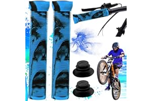 SoundZero 1 Paio Manopole Mtb Manopola, Bici Gomma Ergonomiche, Manubrio Antiscivolo Ammortizzata, Scooter