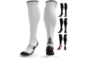 Skarpety uciskowe dla mężczyzn i kobiet (20-30 mmHg) - pończochy podróżne przeciw DVT - opuchnięte zator niespokojne nogi - żylaki - bieganie - szyny podudzia wsparcie ciśnienia łydki - ciąża - krążenie krwi - Sport - pielęgniarki