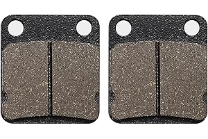 Yerbay Plaquettes de Frein Arrière pour DAELIM SL125 Otello Fi/SQ125 S2 Freewing 2007-2009 / 50cc 70cc 90cc 110cc 125cc 150cc 200cc 250cc Biciclette Pit Bike Scooter ATV Quad Go Kart Nero