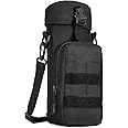 Huntvp Molle Water Bottle Holder Carrier Bag Tactical Military Sling Kettle Canteen Bag Pack Crossbody Bag(800/1000ml)