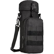 Borsa Tattica Molle Per Borraccia O Bollitore, In Nylon, Con Cerniera