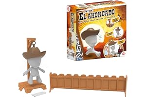 Bizak El Ahorcado Mike, Juego de Mesa Familiar, Juego clásico de Letras y Palabras con diversión Moderna, para Jugar con Amigos, Regalo de Juego Infantil niños y niñas Desde 4 años de Edad (64011319)