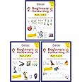 Beginners Handwriting (Set of 3 books) - Early learning and Handwriting workbooks for age 4 to 6 years (non-cursive)