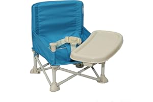 COPPLESTONES Baby Booster Seat + Tray | Folding Travel Chair | Camping, Picnics, Grandma?s | Travel High Chair