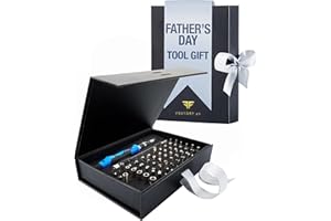 ADELEGOURDAIN Precision Screw Driver Set - 60 in 1 Various, Magnetic Bits Screwdriver Kit with Extension Rod- Multi-Piece Craftsman Tools with Case- Laptop, Mobile Phone, Mac, Glasses, Game Console Repairing