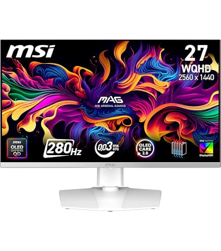 msi mag 272QP QD-OLED X24 27'' 2560x1440 (QHD) Monitor Gaming
