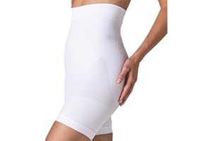 SLIMCELL GAMBETTI SLIMCELL Leggings Femme Gainant Legging Anti Cellulite Femme - Gaine Ventre Plat en Microfibe, Cycliste Femme, Legging Femme Taille Haute, Legging Minceur - Made in Italy