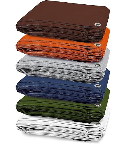 Bâche Polyvalente Imperméable Avec œillets - 3 X 5 M (15 M²) - Pour Camping, Jardin, Protection - 140 G/m²
