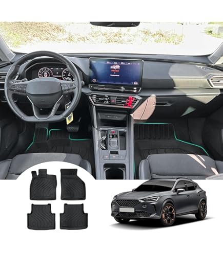 Tappeto Bagagliaio In Rubbasol Per Cupra Formentor 2020- - Impermeabile Con Bordo Alto 2cm - Antiscivolo - Foto 5