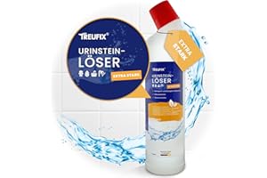 ‎TREUFIX Treufix Urinsteinlöser [EXTRA STARK] effektiver WC Reiniger 750ml - Toilettenreiniger für WC, Bidets, Pissoir Kalkreiniger gegen hartnäckige Ablagerungen kraftvoller Urinsteinlöser Made in DE