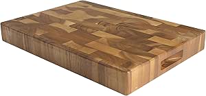 WMF - Tagliere XL 40 x 32 x 4 cm, in legno di acacia, non danneggia la lama, grande superficie di lavoro, effetto legno di testa