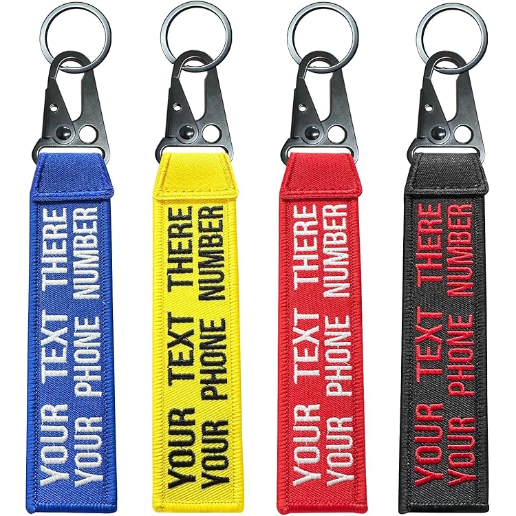 Porte-clés Personnalisé, 1Pièce Pendentif Clé Personnalisé, Double Côté