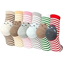 ZexJpr 5 Paar Katzensocken - Kuschelsocken Für Damen Mit Katzenmotiven
