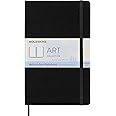 Moleskine 13 x 21 cm Large Art Collection Watercolour Notebook Sketchbook Album for Drawing with Hard Cover, Paper Suitable for Water, Colours and Watercolour Pencils, Black, 72 Pages