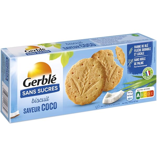 Gerble No Added Sugar Coconut Flavoured Biscuits 132g Buy Online At Best Price In Uae Amazon Ae