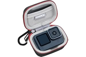 RLSOCO Custodia per GoPro HERO13/HERO12/HERO10/HERO11/ HERO9 & per DJI Osmo Action 4/Osmo Action 5 Pro Action camera impermeabile (Solo Custodia)