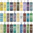 120 Pack Christian Bookmarks for Men Inspirational Scripture Christian Book Markers Christian Gifts for Women Bulk Retro Page Clips Presents for Women Kids School Office Supplies(Vivid Retro Style)