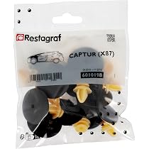 Restagraf Kit Fixations Portes CAPTUR Toutes Versions (04/2013 - 11/2019) - Réf. 601019A - 31 Pièces