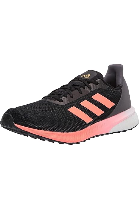Adidas Ashtrarun Mens Shoes -Core Black/Signal Coral/Grey Five — Gambol
