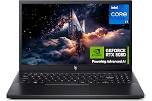 acer Nitro V15 ANV15-51 Gaming Laptop - Intel Core i7-13620H, 16GB, 1TB SSD, NVIDIA GeForce RTX 5060, 15.6" Full HD 165Hz, Windows 11, Black