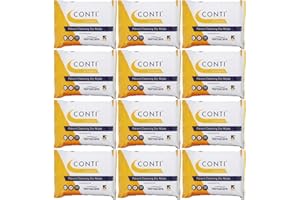 VERNACARE Conti Standard - Patient Cleansing Dry Wipes, Every Day Universal Use Cleaning Cloths, Wipe Size 26cm x 20cm, 100 Wipes Per Pack - 12 Pack