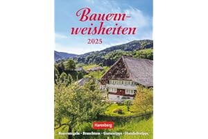 Bauernweisheiten Wochenkalender 2025 - Bauernregeln, Brauchtum, Gartentipps, Haushaltstipps: Kleiner Wandkalender mit 53 praktischen Haus- und ... ca. DIN A5 (Wochenkalender Harenberg)