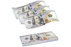 efuturetime 100 x Prop Money Copy Money 100$ Movie Money Dollar, Faux Billet Dollar pour Le Cosplay, Le Bricolage, Le Cinéma, l'Apprentissage et Les Jeux