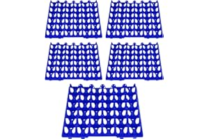 TOPINCN 5PCS Egg Flats, Egg Packing Flats 30 Cell Egg Casse Vassoio Portaoggetti per il Trasporto di Stoccaggio Forniture Agricole Domestiche(02)