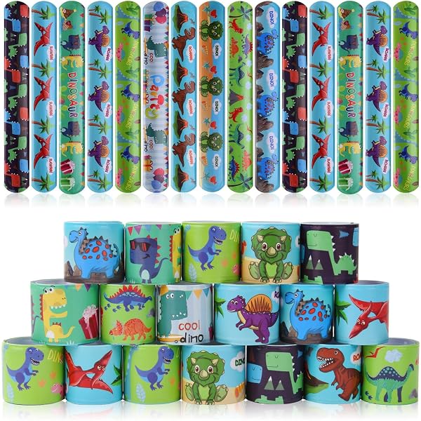 Produktbild von Naotona 60 Stück Bunte Schnapparmbänder Für Kinder, Mitgebsel Kindergeburtstag Deko, Geburtstag