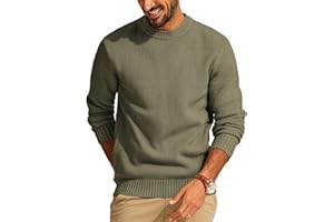 PJ PAUL JONES Pullover Herren Strukturiertpullover Feinstrick Pullover Regular Fit Basic Strickpullover mit Rundhals