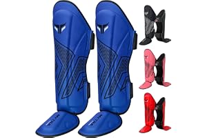 Mytra Fusion Shin Pad för vuxna, skenskydd, benskydd för boxning, MMA, Muay Thai, kampsportträning