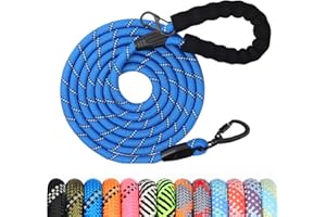 WODONDOG Guinzaglio per Cani, 1.2M 1.5M 2M 3M 5M 10M 20M 30M Lungo Nylon Guinzaglio Cani Resistente Leggero con Comoda Impugnatura, Riflettente Lunghina Cane, Adatto per Cuccioli, Piccoli, Medi e Grandi