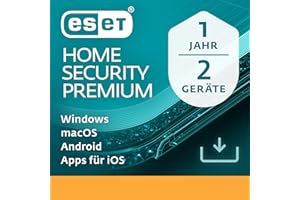 ESET HOME Security Premium 2025 | 2 Geräte | 1 Jahr | inklusive Passwort Manager, Datenverschlüsselung, Browserschutz & Privatsphäre | Windows, MacOs, Android oder iOS | Aktivierungscode per E-Mail