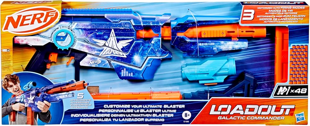 Nerf Loadout Galaksi Komutanı Dart Tabancası ve 48 N1 Dart