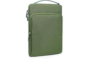 HYZUO 13,3-14 Zoll Laptoptasche Hülle für MacBook Pro 14 M5 M4 M3 M2 M1, MacBook Air/Pro 13,3, 13,8"-13,5" Surface Laptop/Book, Notebooktasche für 13" Dell Lenovo ThinkPad HP Asus, Mitternachtsgrün