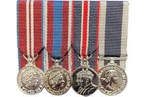 7 MEDAL MOUNTING Court Mounted Miniature Medal Set, Diamond, Platinum Jubilee & King Coronation & Navy LSGC