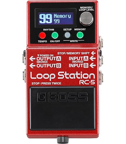 BOSS RC-30 Döngü İstasyonu - Çift Stereo Parçalar, Dahili Efektler